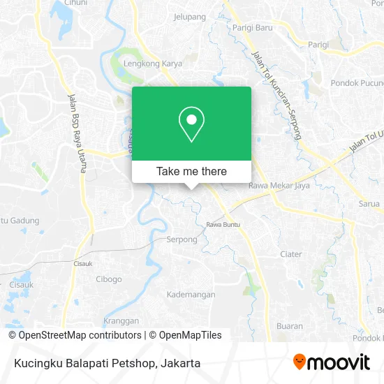 Kucingku Balapati Petshop map