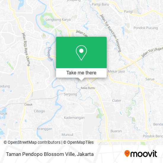 Taman Pendopo Blossom Ville map
