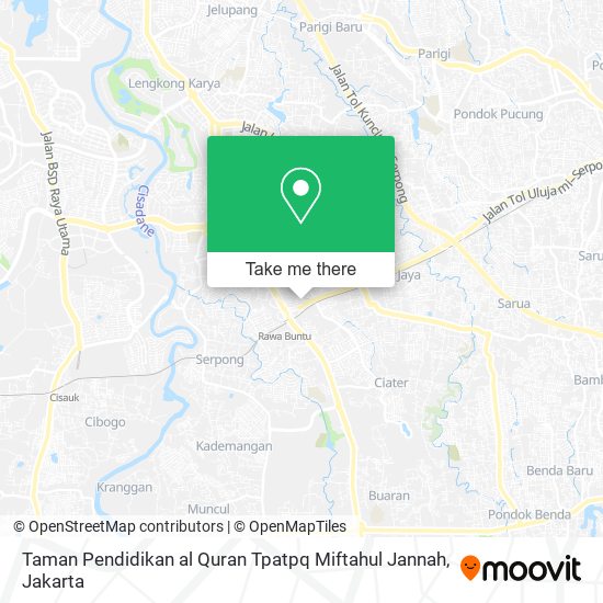 Taman Pendidikan al Quran Tpatpq Miftahul Jannah map