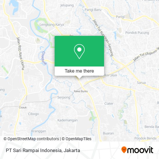 PT Sari Rampai Indonesia map