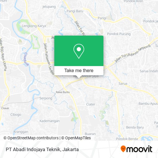 PT Abadi Indojaya Teknik map