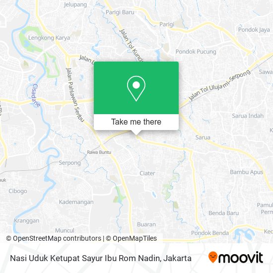 Nasi Uduk Ketupat Sayur Ibu Rom Nadin map