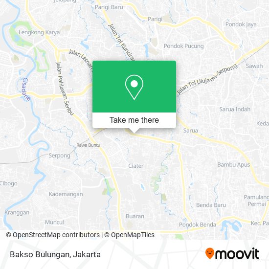 Bakso Bulungan map