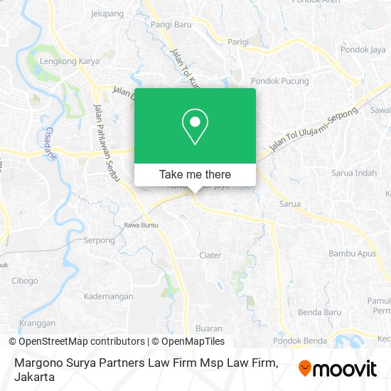 Margono Surya Partners Law Firm Msp Law Firm map