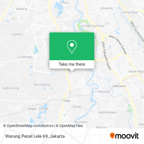 Warung Pecel Lele 69 map