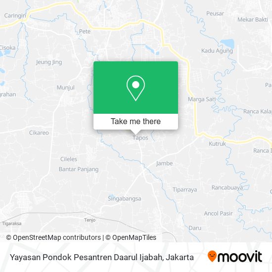 Yayasan Pondok Pesantren Daarul Ijabah map