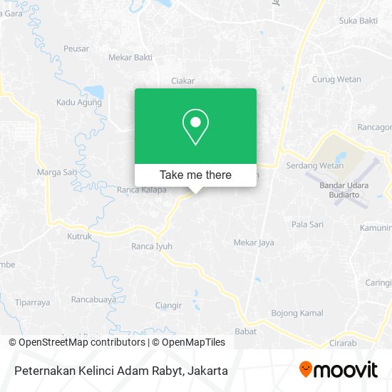Peternakan Kelinci Adam Rabyt map