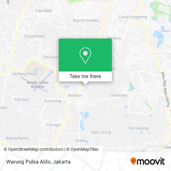 Warung Pulsa Aldo map