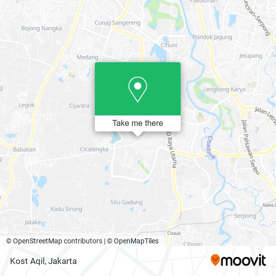 Kost Aqil map