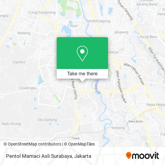 Pentol Mamaci Asli Surabaya map