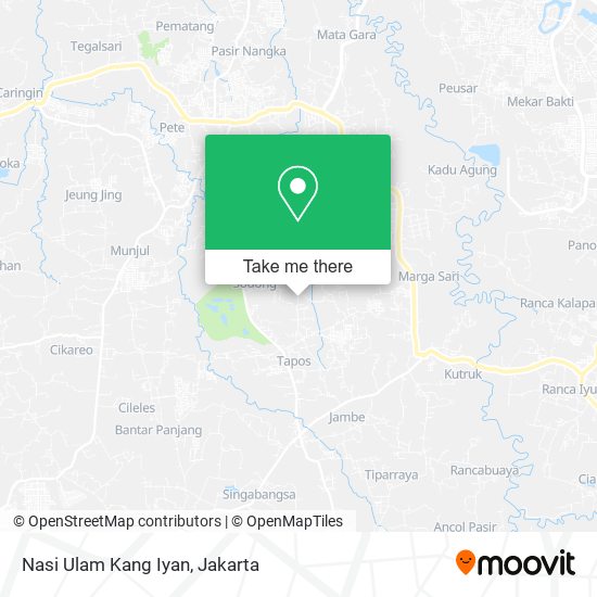 Nasi Ulam Kang Iyan map