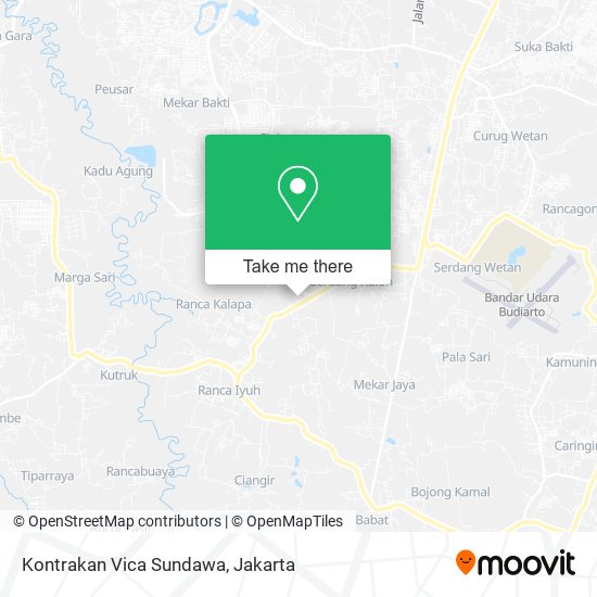 Kontrakan Vica Sundawa map