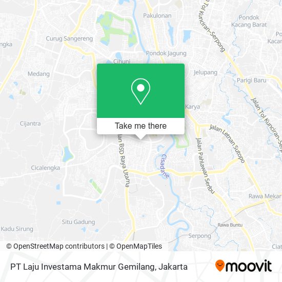 PT Laju Investama Makmur Gemilang map