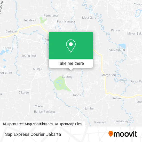 Sap Express Courier map