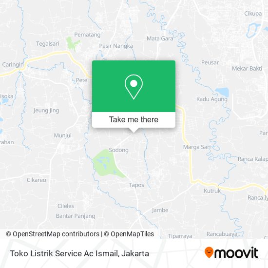 Toko Listrik Service Ac Ismail map