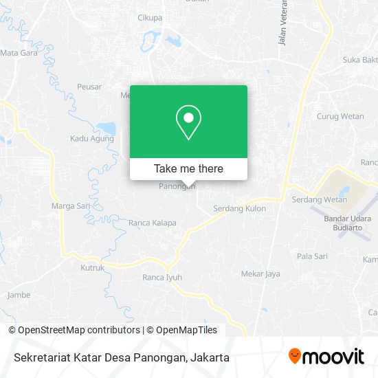 Sekretariat Katar Desa Panongan map