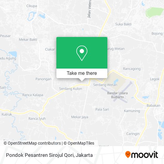 Pondok Pesantren Sirojul Qori map