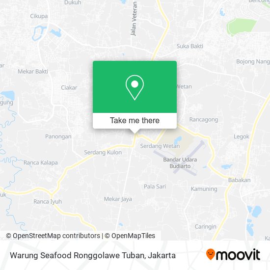 Warung Seafood Ronggolawe Tuban map