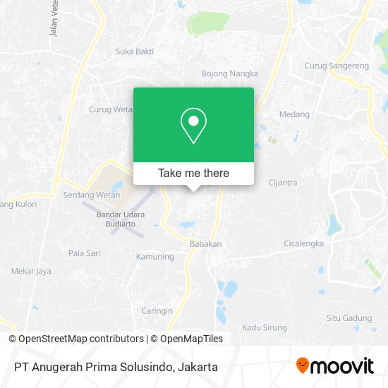 PT Anugerah Prima Solusindo map