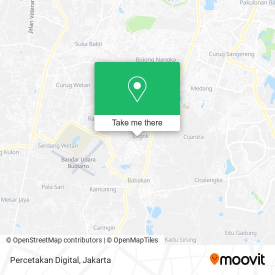 Percetakan Digital map