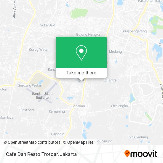 Cafe Dan Resto Trotoar map