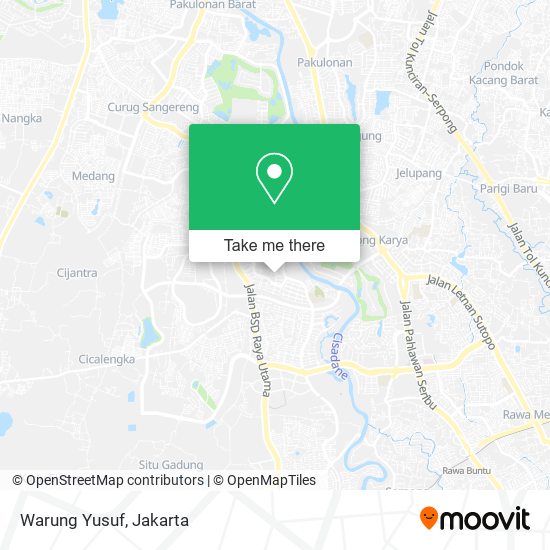 Warung Yusuf map