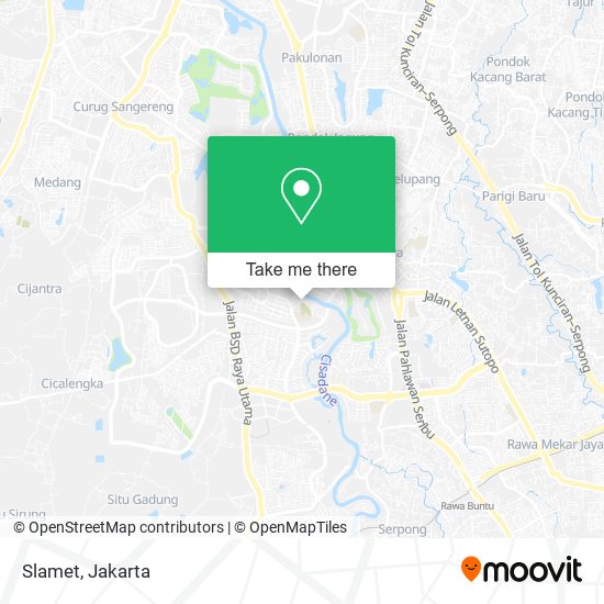 Slamet map