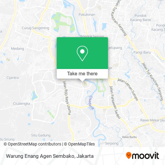 Warung Enang Agen Sembako map