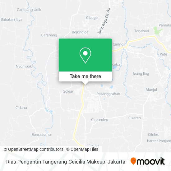 Rias Pengantin Tangerang Ceicilia Makeup map