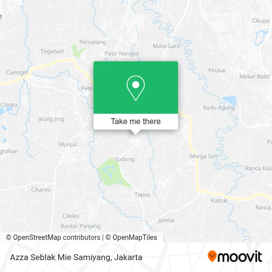 Azza Seblak Mie Samiyang map