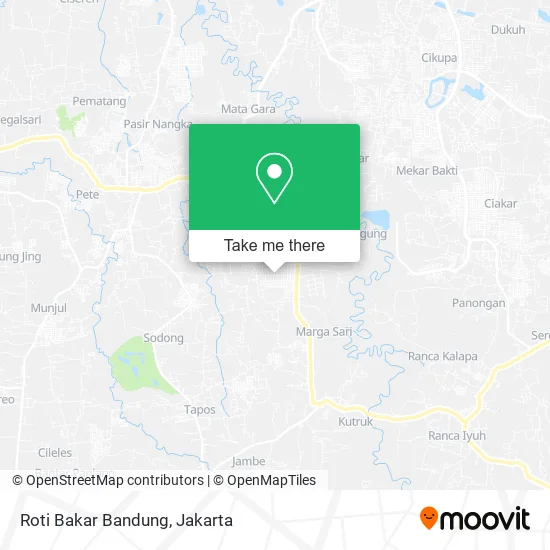 Roti Bakar Bandung map