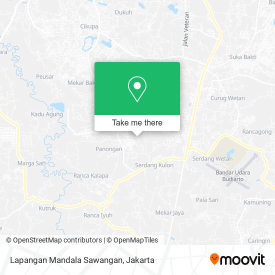 Lapangan Mandala Sawangan map