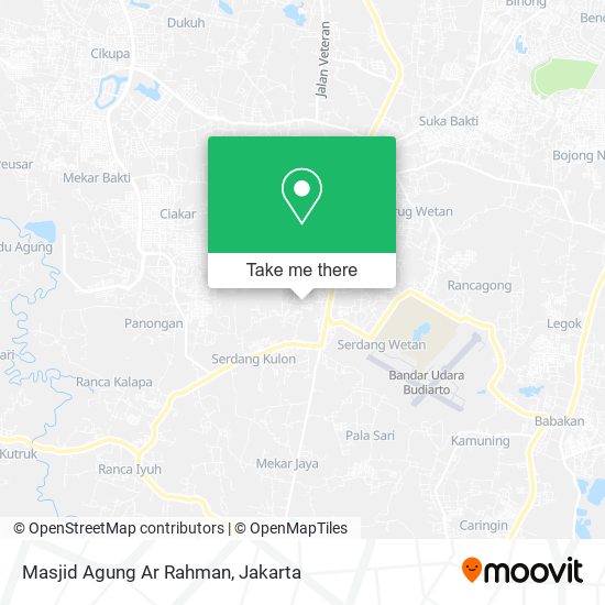 Masjid Agung Ar Rahman map