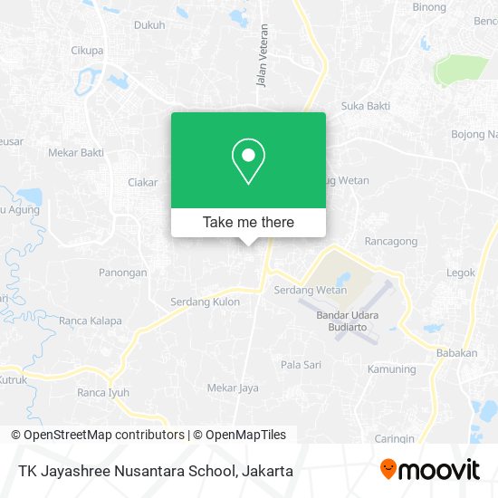 TK Jayashree Nusantara School map