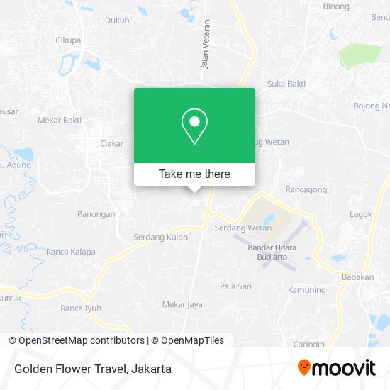 Golden Flower Travel map