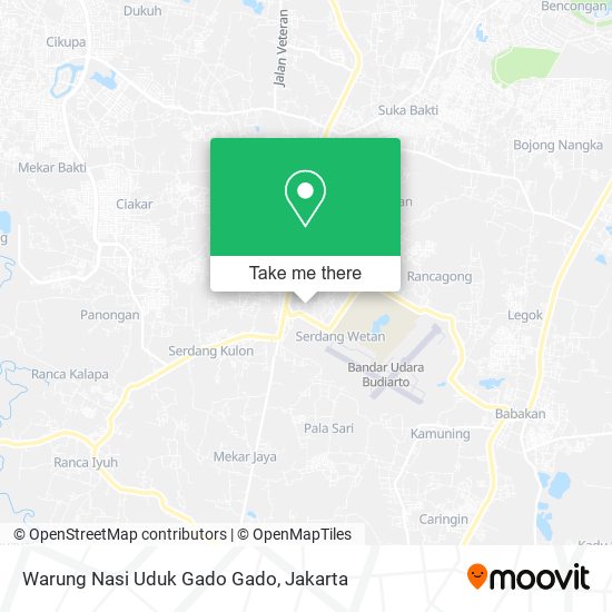 Warung Nasi Uduk Gado Gado map
