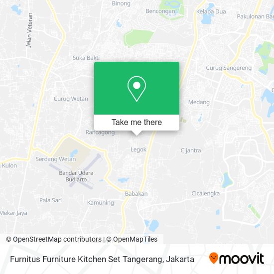 Furnitus Furniture Kitchen Set Tangerang map