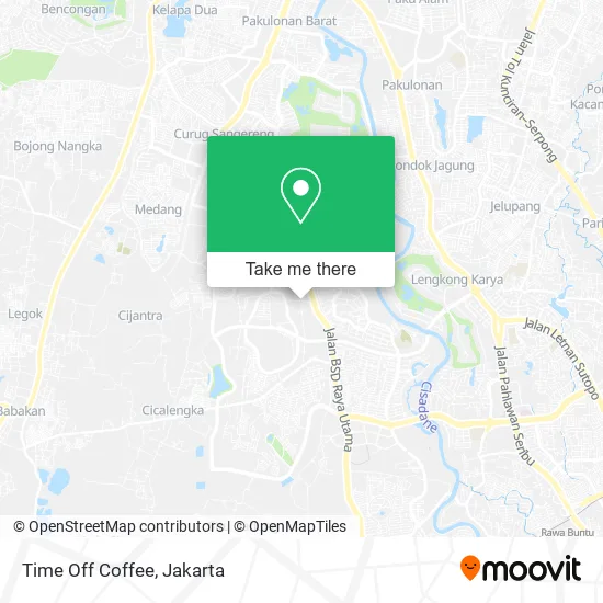 Time Off Coffee map