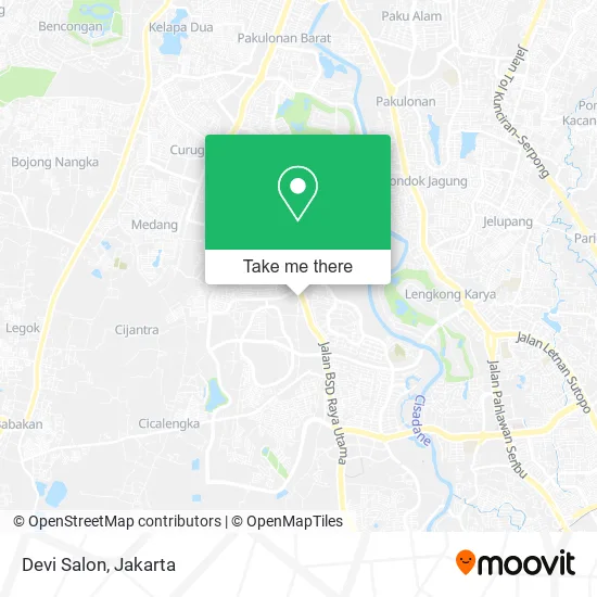 Devi Salon map
