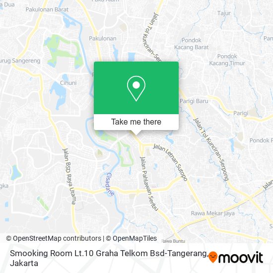 Smooking Room Lt.10 Graha Telkom Bsd-Tangerang map