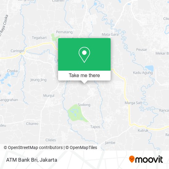 ATM Bank Bri map