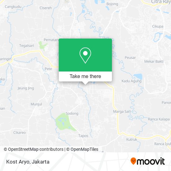 Kost Aryo map