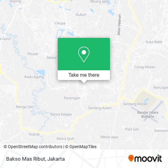 Bakso Mas Ribut map