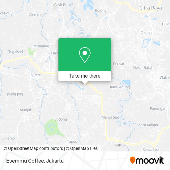 Esemmu Coffee map