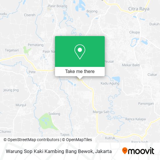 Warung Sop Kaki Kambing Bang Bewok map