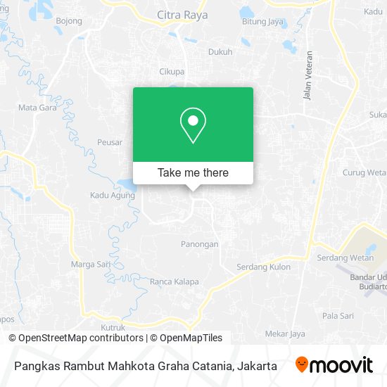 Pangkas Rambut Mahkota Graha Catania map