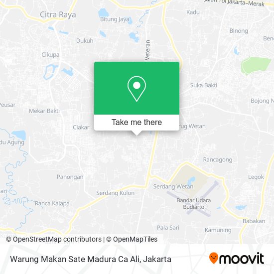 Warung Makan Sate Madura Ca Ali map