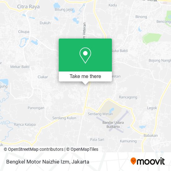 Bengkel Motor Naizhie Izm map