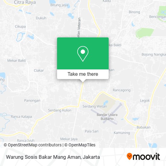 Warung Sosis Bakar Mang Aman map