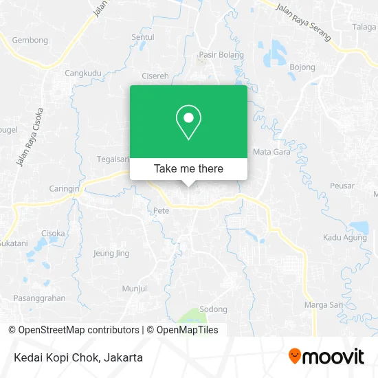 Kedai Kopi Chok map